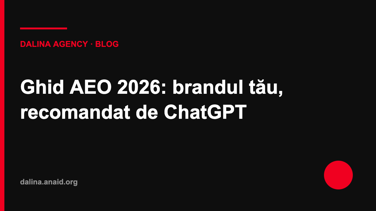 Ghid AEO 2026