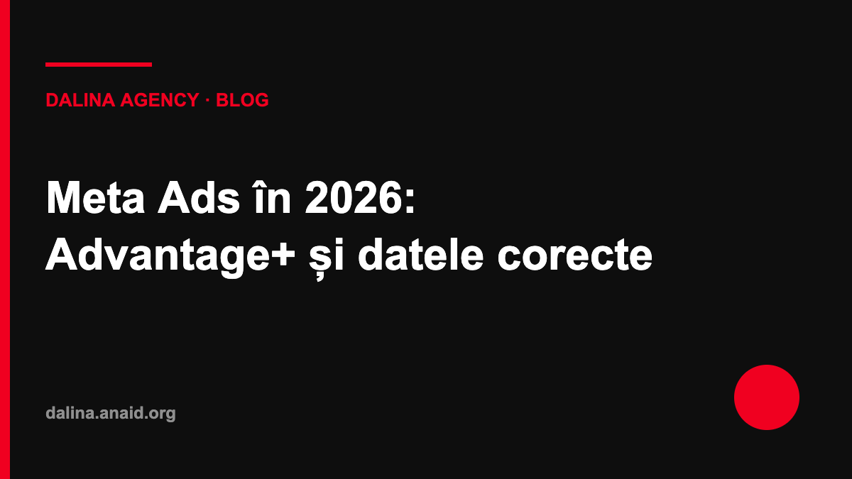 Meta Ads în 2026